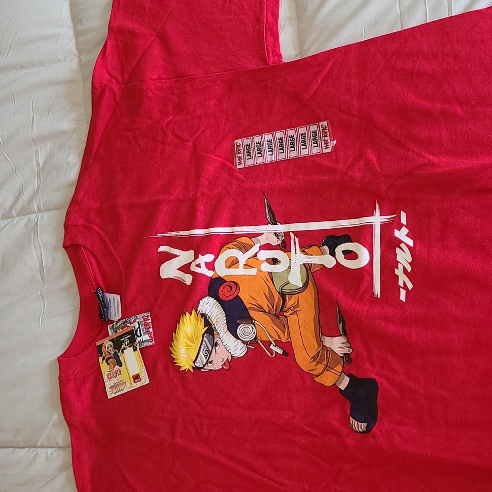 NEW! Naruto Anime T-shirt sz Large